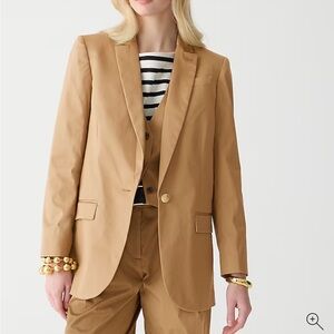 NWT J Crew Petite Alfie Blazer in Chino